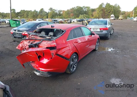 2023 Hyundai Elantra Limited from USA, damaged, VIN 5NPLP4AG2PH117782